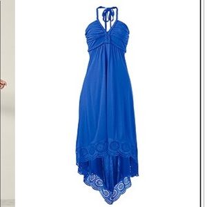 High Low Halter Dress